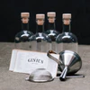 4 Ginius Bottles, Filtration Kit & Labels